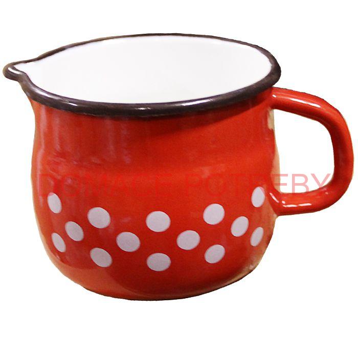 Smaltovaný hrnček s výlevkou 1,5 L