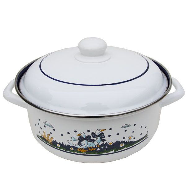 Smaltovaný kastról 24 cm