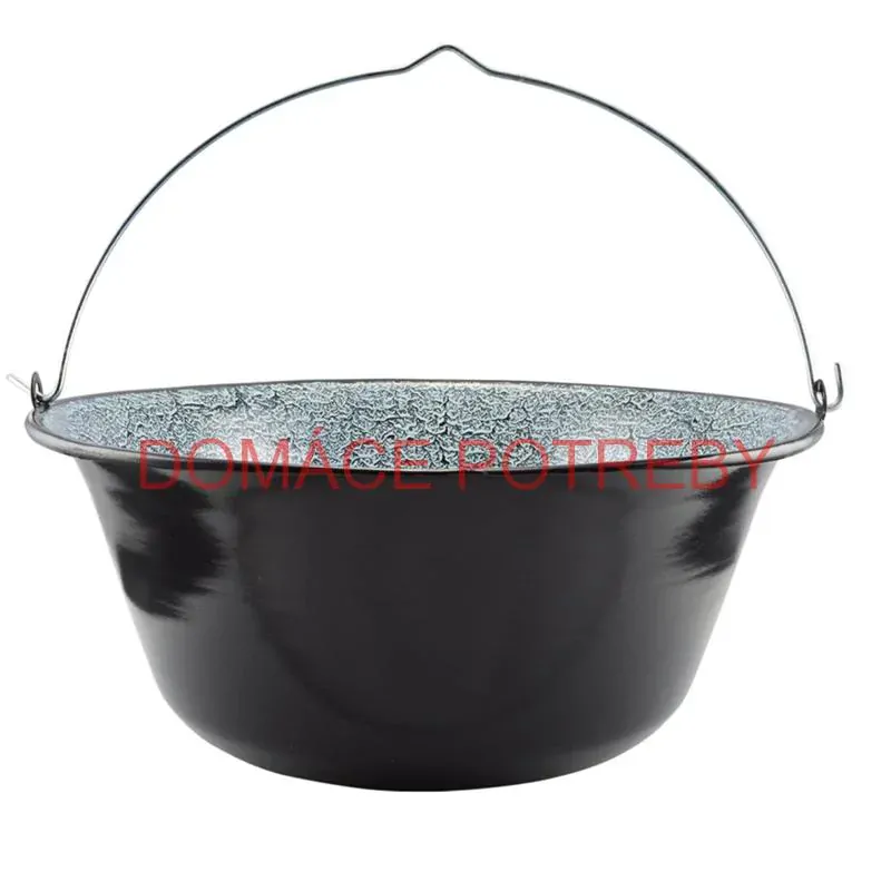 Smaltovaný kotlík 25 L + kovová kotlina 42 KOV