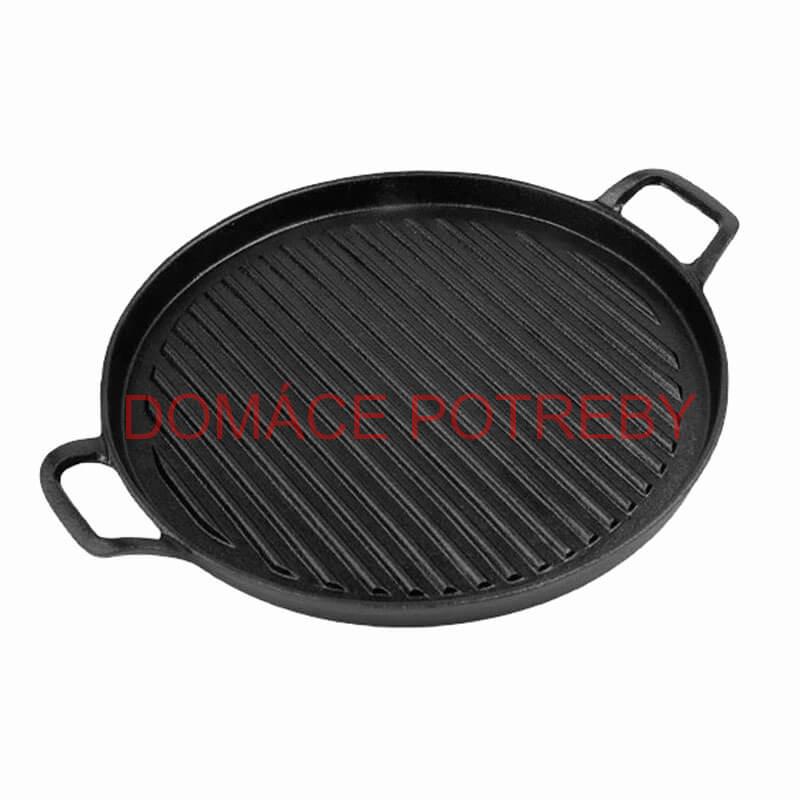 Liatinová panvica na grilovanie 31 cm BBQ