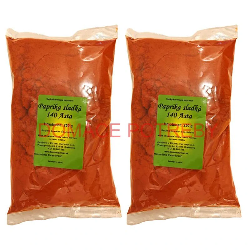 Paprika sladká 140 ASTA 2 x 250 g (500 g)
