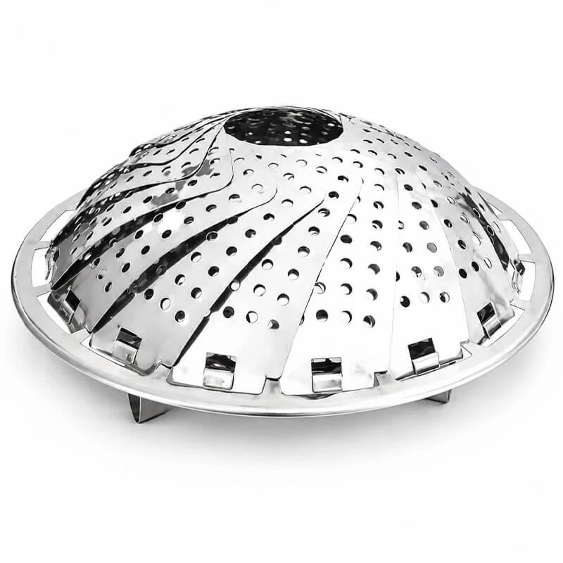 Skladací nerezový parák 16–28 cm na knedle a zeleninu