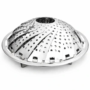 Skladací nerezový parák 14–23 cm na knedle a zeleninu