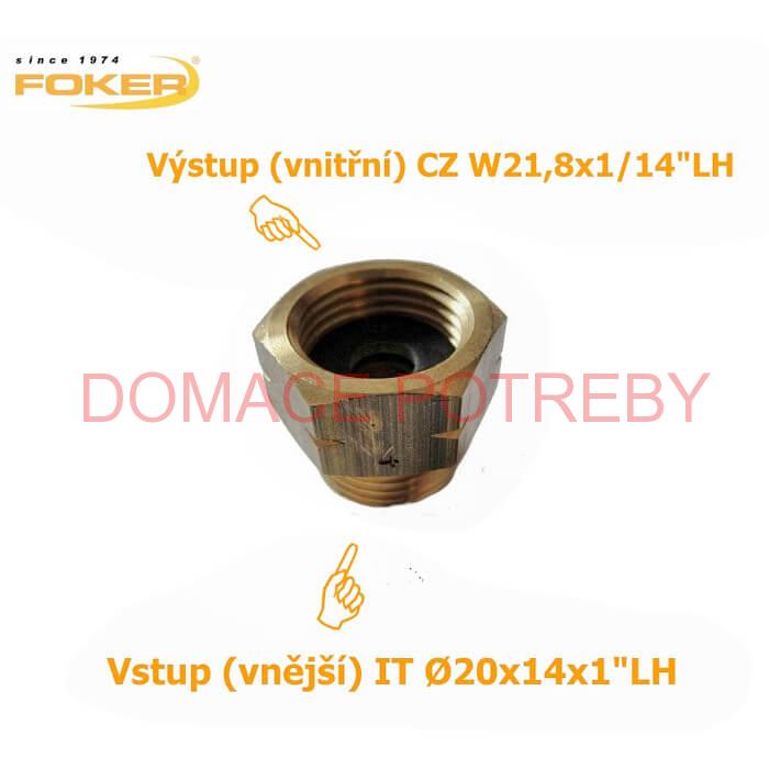 LPG závitová redukcia z IT na CZ