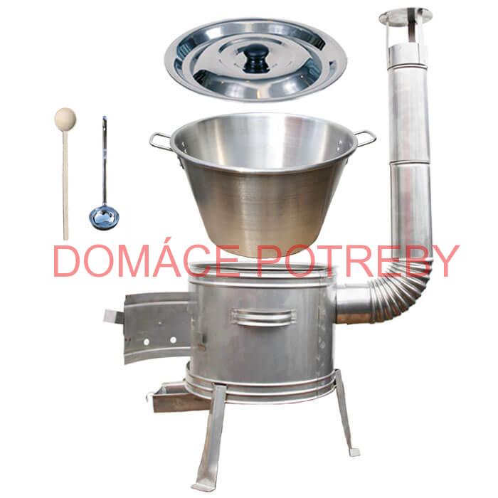 Nerezový kotol 40 L + nerezová kotlina 45 cm TOPLUX