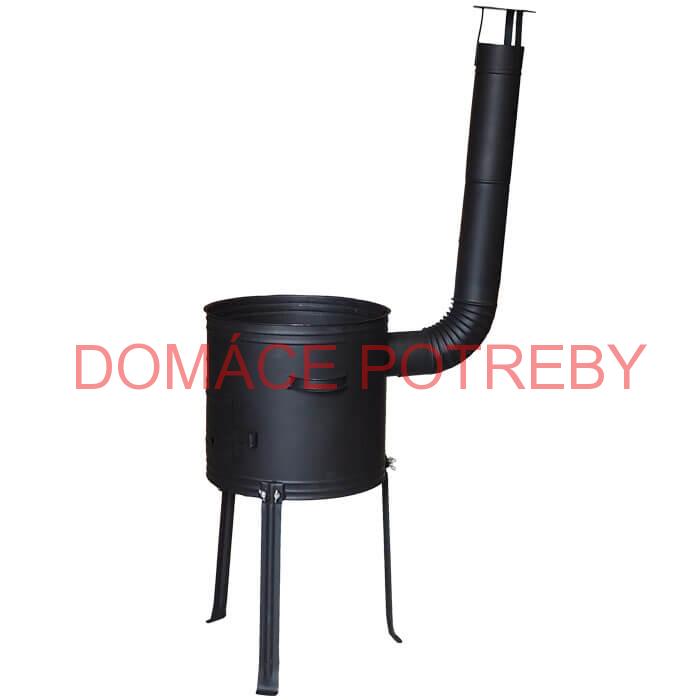 Kotlina 36 cm, vysoká + žiaruvzdorná farba Plus 700