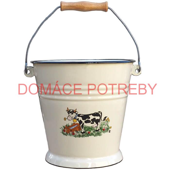 Smaltované vedro 5 L DECOR Kravička
