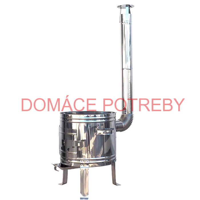 Nerezová kotlina s antikorovou úpravou 36 cm INOX