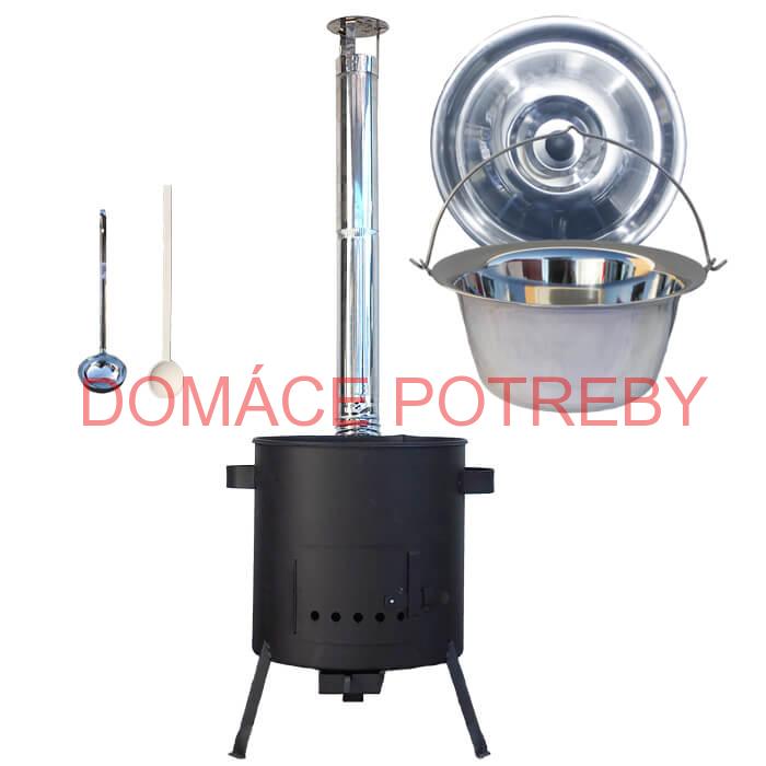 Antikorový kotlík 22 L (0,8 mm) + žiaruvzdorná kotlina (1 mm) 42 PLUS 600