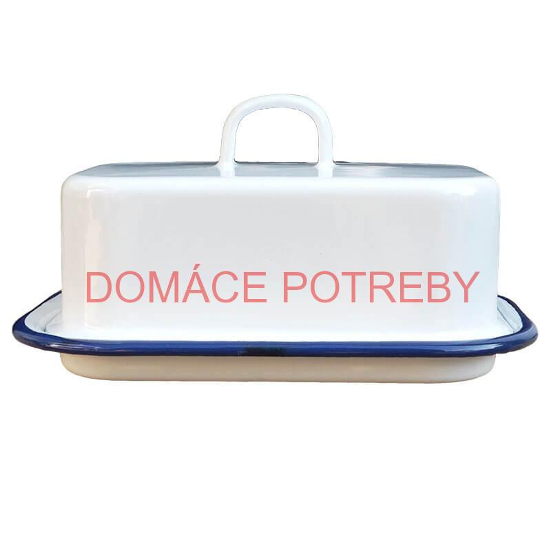 Smaltovaná maselnička - biela