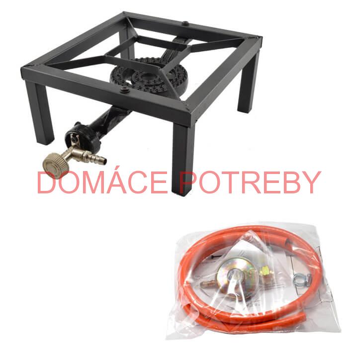 Plynový horák HU 3 kW + tlaková hadica 1,5 m + regulátor tlaku