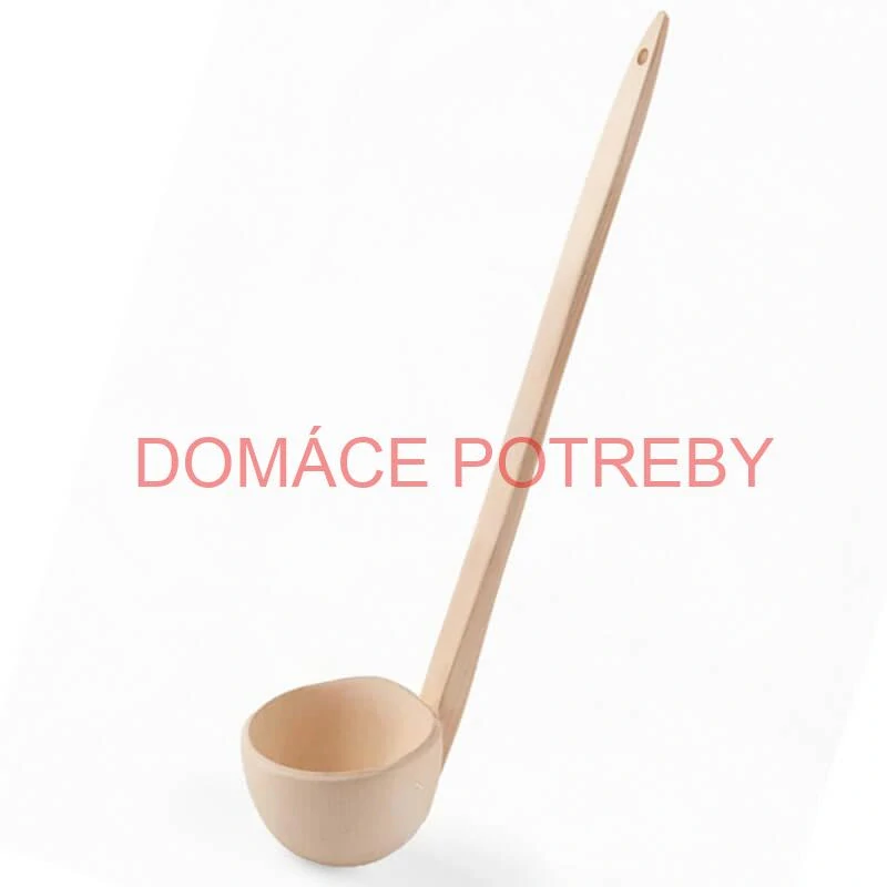 Drevená naberačka veľká 57 cm