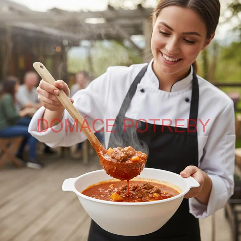 Sada 24 ks: Plastová miska na fajnový kotlíkový guláš a polievky – 500 ml