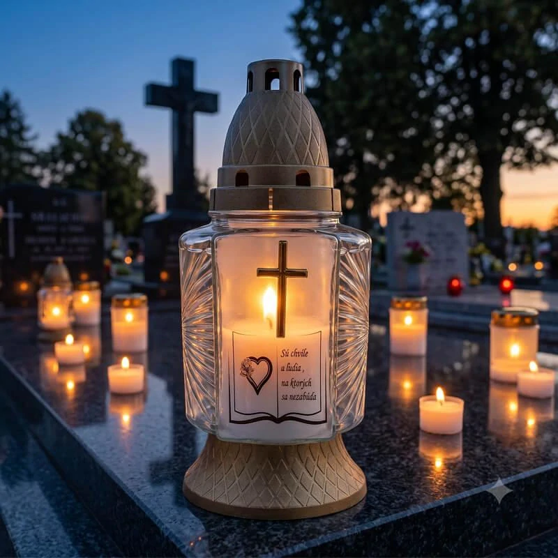 Zlatý kahanec na hrob Sú chvíle a ľudia 25 cm