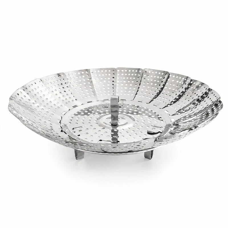 Skladací nerezový parák 16–28 cm na knedle a zeleninu