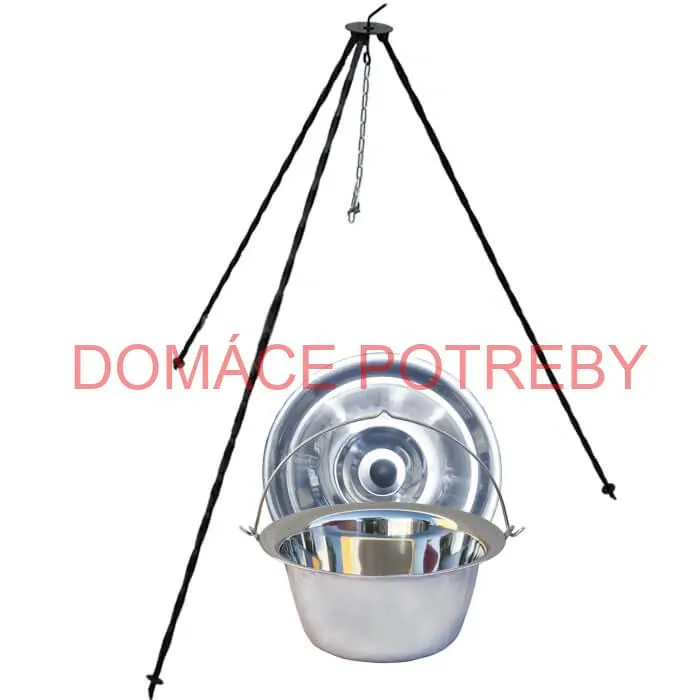Nerezový kotlík 8 L INOX + pokrievka + stojan CLASSIC