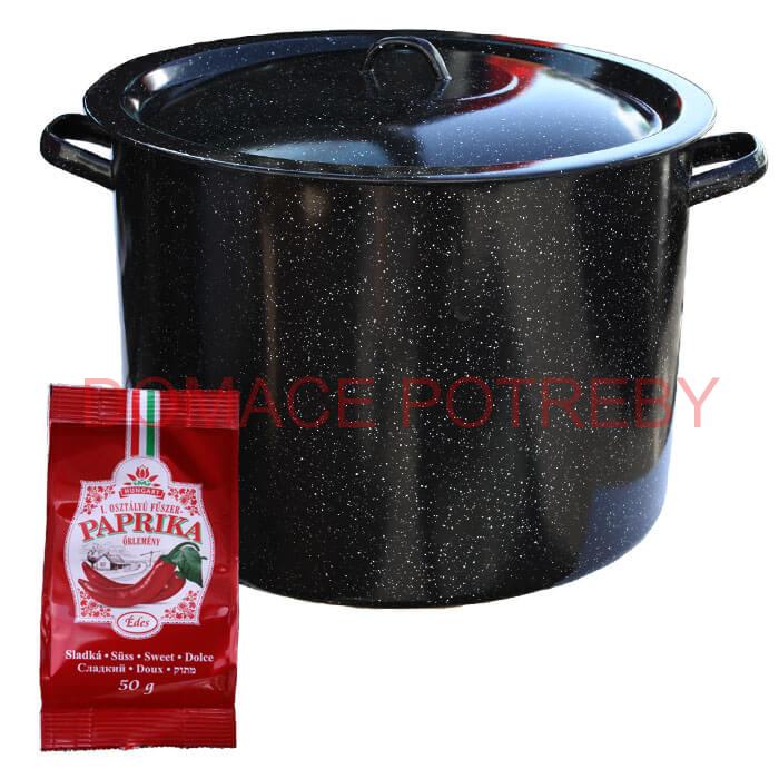 Smaltovaný hrniec 50 L + Paprika 50 g