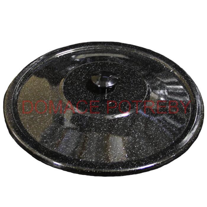 Smaltovaná pokrievka 10 L (34 cm)