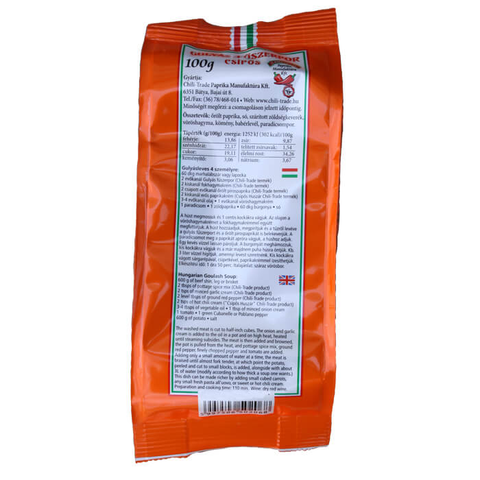 Paprikové korenie na guláš - štiplavé 100 g