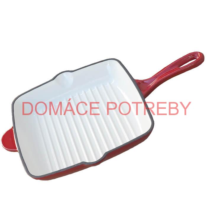 Liatinová panvica na grilovanie so smaltovaným povrchom 26 cm Strong Mold