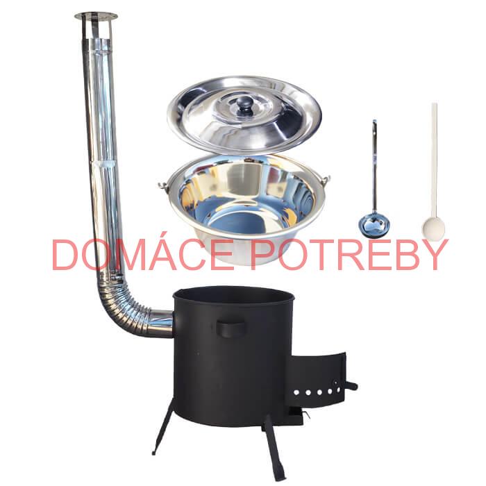 Antikorový kotlík 22 L (0,8 mm) + žiaruvzdorná kotlina (1 mm) 42 PLUS 600