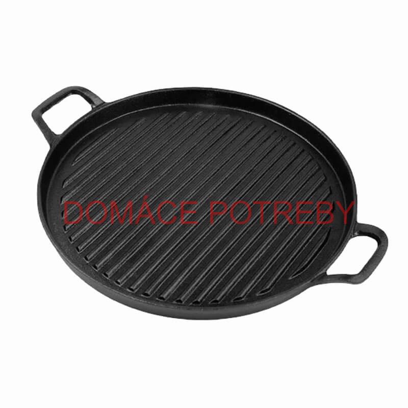 Liatinová panvica na grilovanie 31 cm BBQ