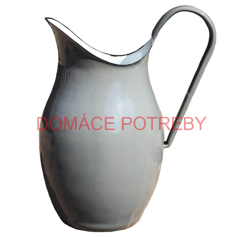 Smaltovaná krhla 2 L ŠEDÁ