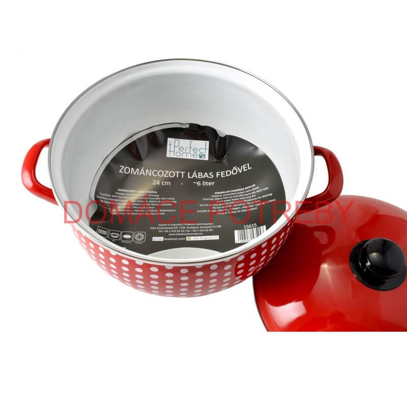 Smaltovaný kastról DECOR 6 L