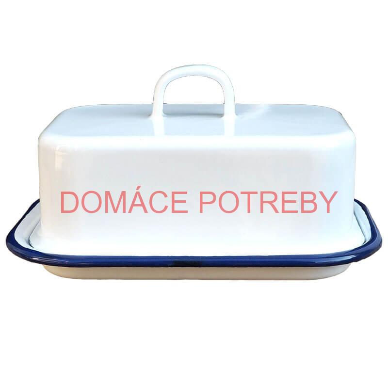 Smaltovaná maselnička - biela