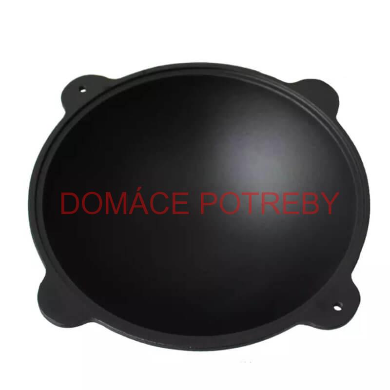 Liatinový wok s pokrievkou so 4 úchytmi 51 cm