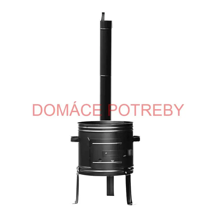 Smaltovaný kotlík 13 L + kovová kotlina 36 KOV + misky 12 ks