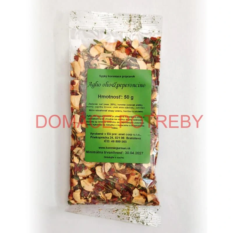 Aglio olio peperoncino koreniaca zmes 50 g