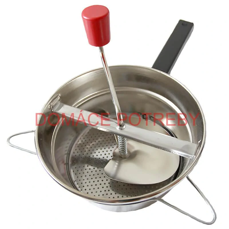 Pasírovač ORIGINAL z nehrdzavejúcej ocele – 3 výmenné sitá