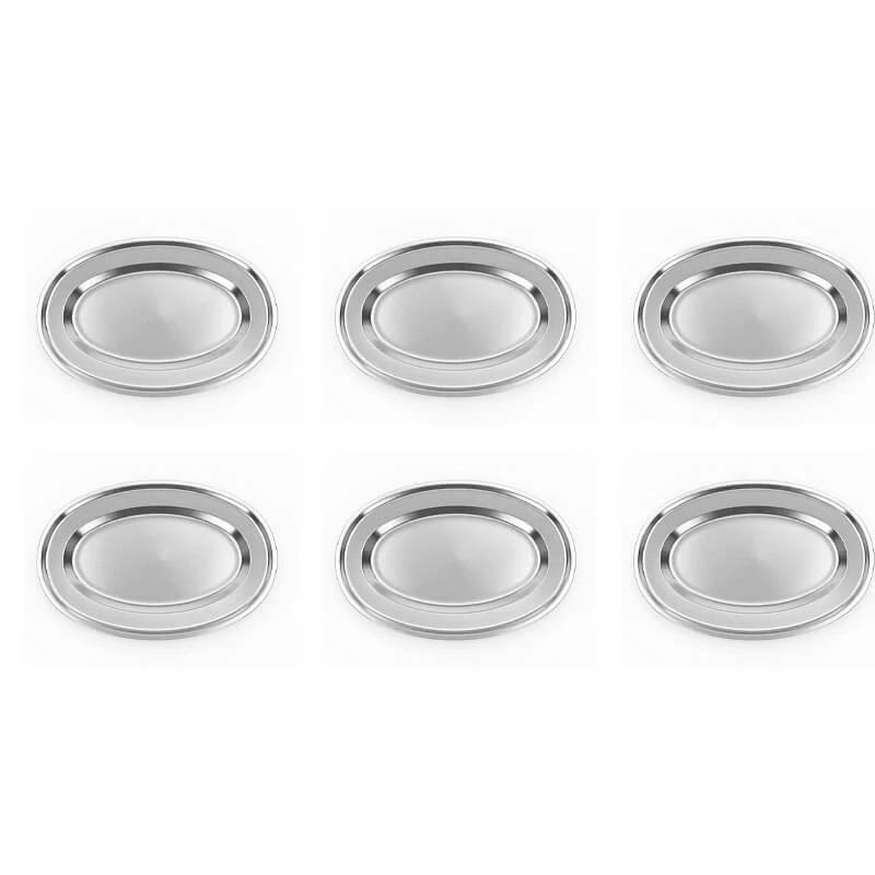 Nerezové podnosy pre catering – set 6 ks (30,5cm) - Servíruj s istotou a štýlom