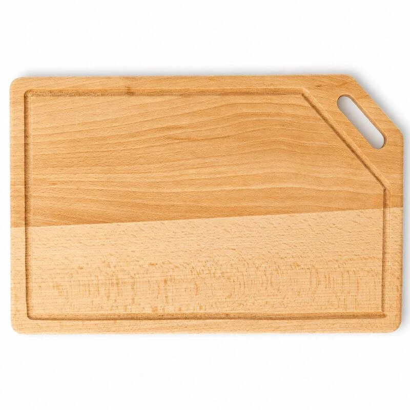 Drevená doska na krájanie 40×25 cm s drážkou na šťavu