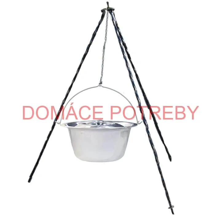 Nerezový kotlík 10 L INOX + pokrievka + stojan CLASSIC