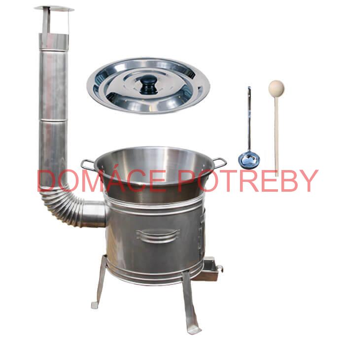 Nerezový kotol 40 L + nerezová kotlina 45 cm TOPLUX