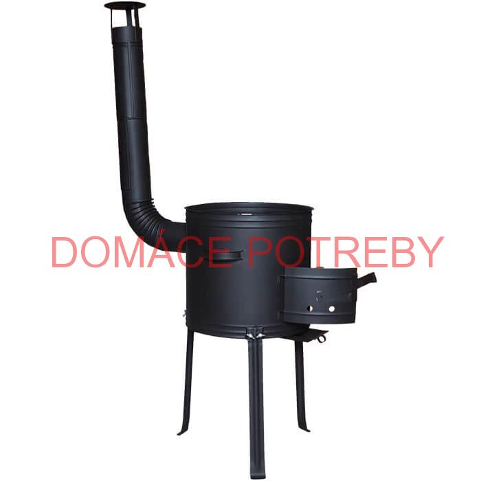 Kotlina 36 cm, vysoká + žiaruvzdorná farba Plus 700