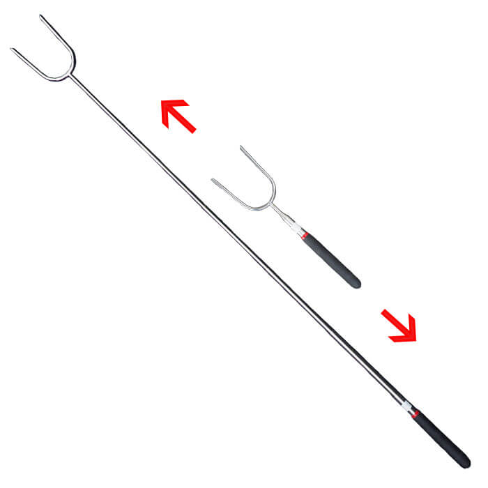 Vidlička na opekanie 24,5 cm - 84,5 cm – teleskopická 1 ks