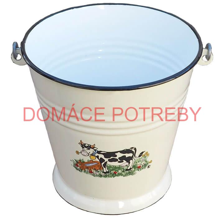 Smaltované vedro 5 L DECOR Kravička