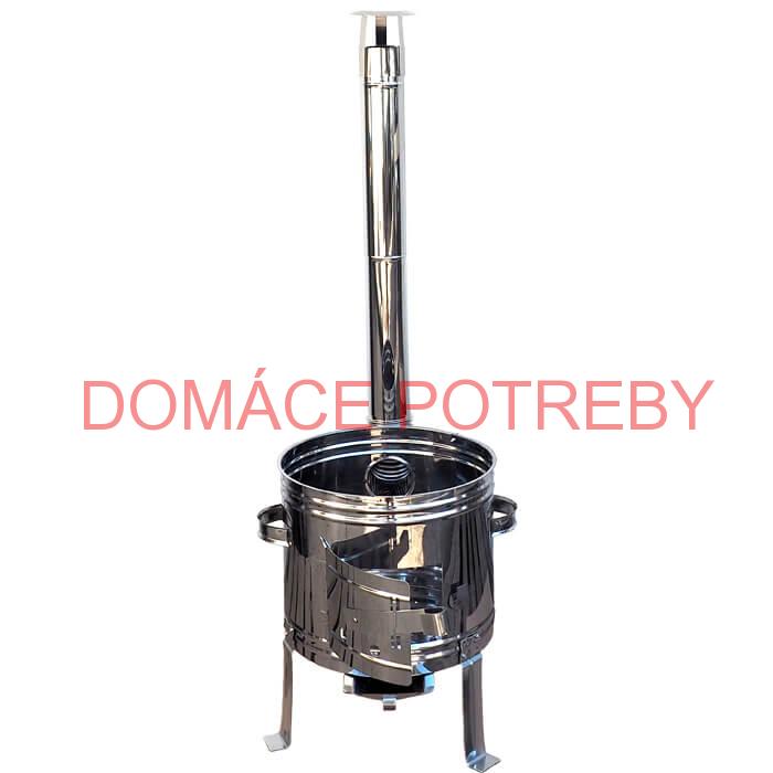 Nerezová kotlina s antikorovou úpravou 36 cm INOX