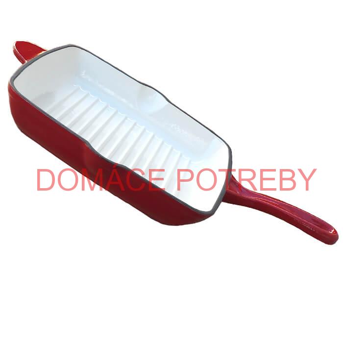 Liatinová panvica na grilovanie so smaltovaným povrchom 26 cm Strong Mold