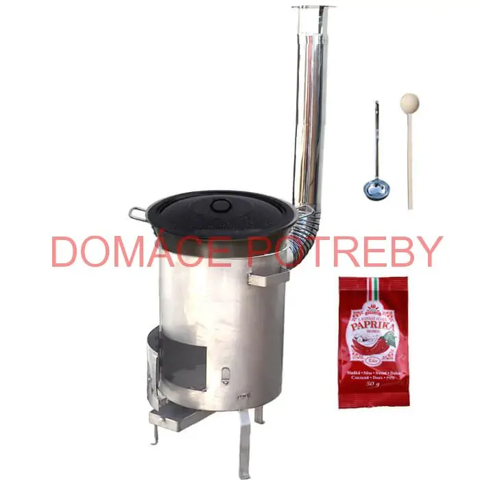 Nerezový kotol 40 L (1,2 mm) + nerezová kotlina (1,5 mm) 45 cm STRONG EXCLUSIVE