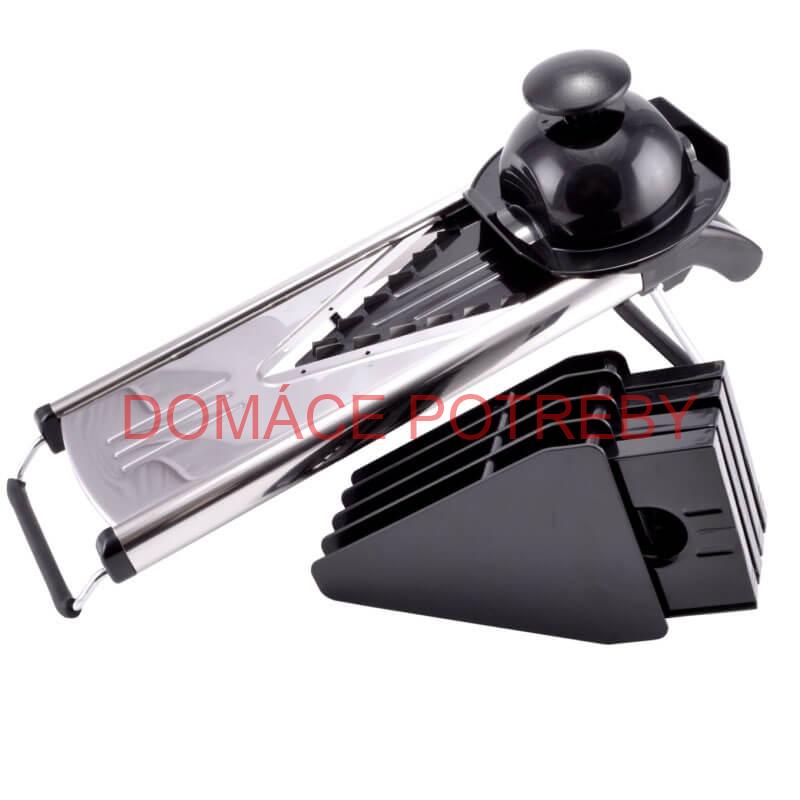 Multifunkčný V-krájač + sada plátov na krájanie