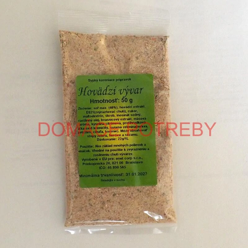 Hovädzí vývar 50 g