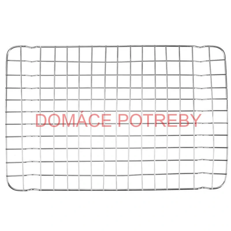 Nerezový rošt na pekáč na grilovanie a pečenie 33 x 22 cm