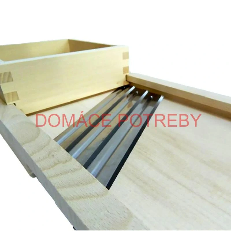 Ručný drevený krájač kapusty 3 nože 66 x 24 cm (stredný)