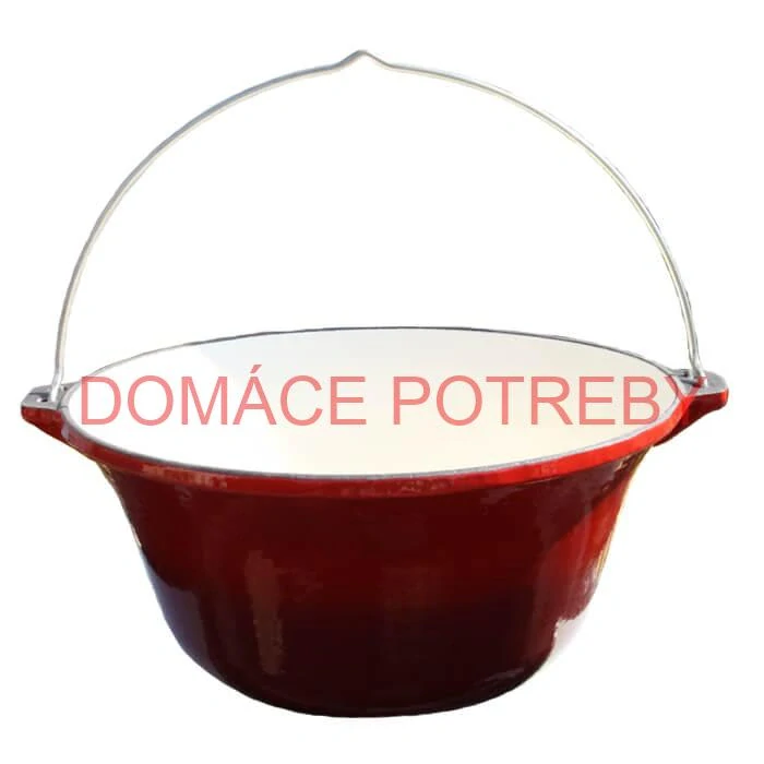Liatinový kotlík 22 L – smaltovaný povrch