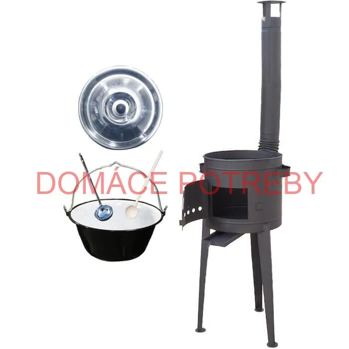 Smaltovaný kotlík 30 L (1,2 mm) + vysoká kotlina 47 cm (2 mm) HODO PLUS 600