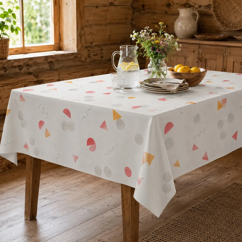 Umývateľný PEVA obrus Veselé tvary 137 × 183 cm